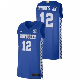 Keion Brooks Jr. #12 Royal Kentucky Wildcats 2021-22 Authentic College Basketball Jersey