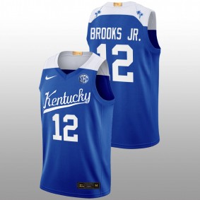 Keion Brooks Jr. #12 Blue Kentucky Wildcats 2022-23 Elite College Basketball Jersey