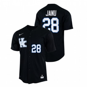 Kentucky Wildcats #28 Ora jAnu College Baseball Black Jersey Men