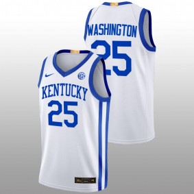 P.J. Washington #25 White Kentucky Wildcats 2022-23 Alumni Basketball Home Jersey