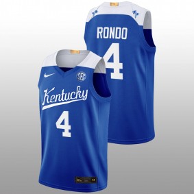 Rajon Rondo #4 Blue Kentucky Wildcats Alumni College Basketball Jersey