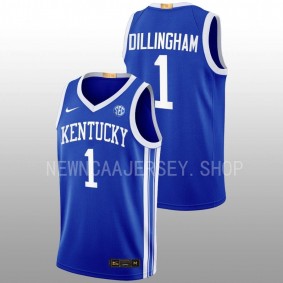 Kentucky Wildcats Rob Dillingham Blue Away 2023 Classc Men Jersey