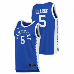 Terrence Clarke Kentucky Wildcats 2020-21 Blue College Basketball Jersey