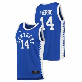 Tyler Herro Kentucky Wildcats 2020-21 Blue College Basketball Jersey