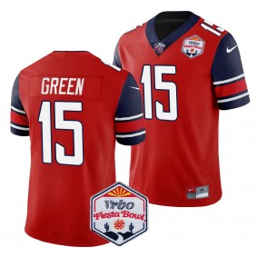 Liberty Flames Brylan Green 2024 Fiesta Bowl #15 Red College Football Playoff Jersey Men's