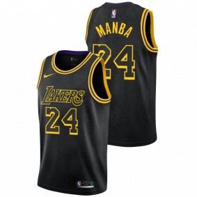 Kobe Bryant Los Angeles Lakers Black City Mamba Week Jersey