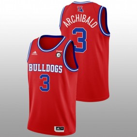 Louisiana Tech Bulldogs Amorie Archibald College Basketball Men Red Jersey Alternate