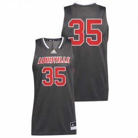 Louisville Cardinals Darrell Griffith Grey Reverse Retro Alumni Basketball Men Jersey