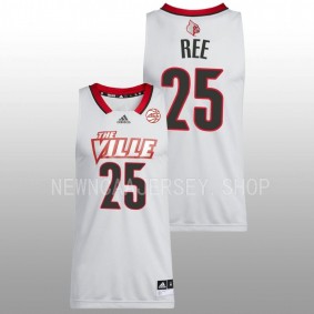 Devin Ree #25 White Louisville Cardinals 2022-23 Swingman Basketball Jersey