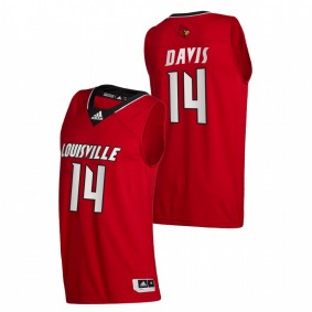 Dre Davis Louisville Cardinals 2020-21 Red College Basketball Swingman Jersey