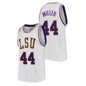 Adam Miller LSU Tigers White 2021 Transfer Alternate Jersey