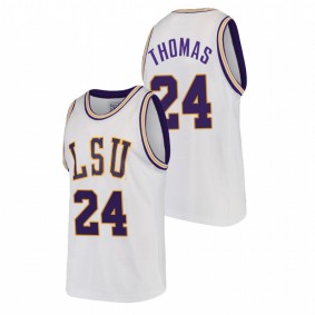 Cameron Thomas LSU Tigers White College Basketball 2021 NBA Top Draft Jersey