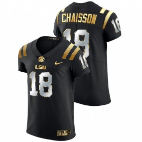 K'Lavon Chaisson LSU Tigers Black Golden Edition Elite NFL Jersey