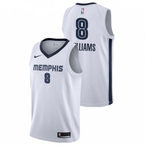 Ziaire Williams Memphis Grizzlies White Association Edition 2021 NBA Draft Jersey