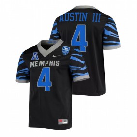 Memphis Tigers Calvin Austin III #4 Black College Football Jersey