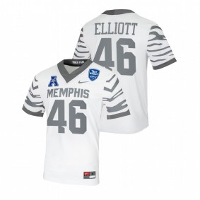 Jake Elliott Memphis Tigers White College Football NFL Alumni Jersey