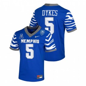 Sean Dykes Memphis Tigers 2021-22 Royal College Football Jersey