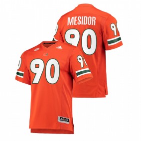 Akheem Mesidor Miami Hurricanes College Football Orange #90 Jersey