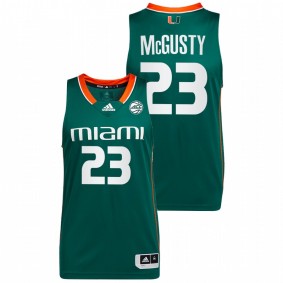 Kameron McGusty #23 Green Miami Hurricanes 2022 College Basketball Jersey