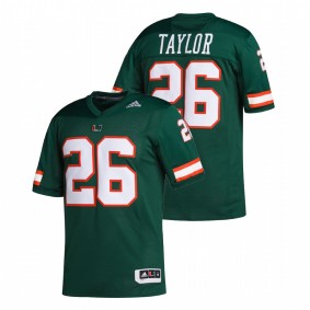 Sean Taylor Miami Hurricanes Green College Football Hype Replica Jersey