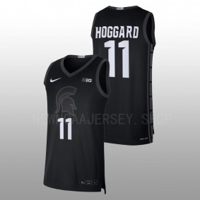 Michigan State Spartans A.J. Hoggard 2022-23 Black College Basketball Limited Men Jersey