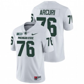 AJ Arcuri Michigan State Spartans 2021-22 White Limited College Football Jersey