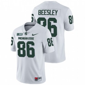 Drew Beesley Michigan State Spartans 2021-22 White Limited College Football Jersey