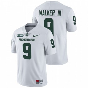 Kenneth Walker III Michigan State Spartans 2021-22 White College Football Limited Jersey