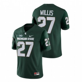 Khari Willis Michigan State Spartans Green College Football NFL Game Jersey