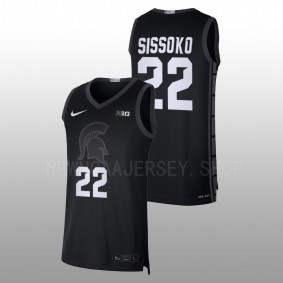 Michigan State Spartans Mady Sissoko 2022-23 Black College Basketball Limited Men Jersey