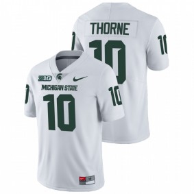 Payton Thorne Michigan State Spartans 2021-22 White College Football Limited Jersey