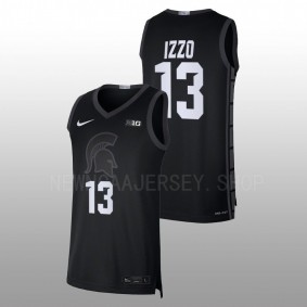 Michigan State Spartans Steven Izzo 2022-23 Black College Basketball Limited Men Jersey