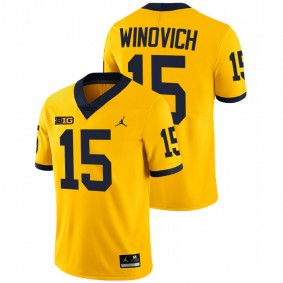 Chase Winovich Michigan Wolverines Maize NFL Alumni Limited Jersey