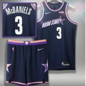 Jaden McDaniels #3 Purple Minnesota Timberwolves 2022 NBA Rising Stars Jersey