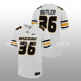 Devyn Butler Missouri Tigers Untouchable Game White Football #36 Jersey