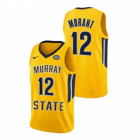 Murray State Racers Ja Morant Gold College Basketball Alumni Men Jersey