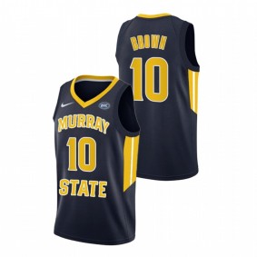 Tevin Brown #10 Navy Murray State Racers 2022 OVC Champs College Basketball Jersey