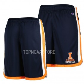 Men Navy College Basketball Illinois Fighting Illini Shorts