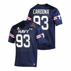 Joe Cardona Navy Midshipmen Navy Fly Navy NFL Alumni #93 Jersey