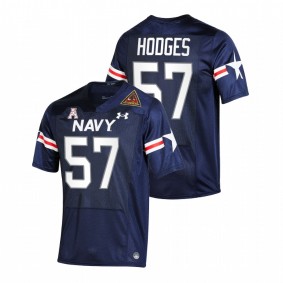 Johnny Hodges Navy Midshipmen 2021-22 Navy Fly Navy Rivalry Game #57 Jersey