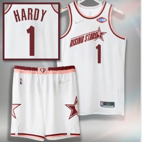 Jaden Hardy #1 White NBA G League Ignite Team Isiah 2022 NBA Rising Stars Jersey