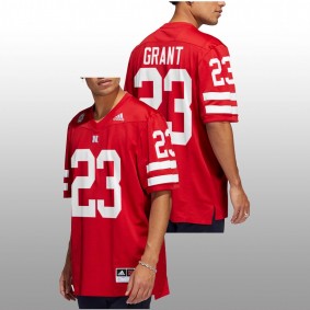 Anthony Grant Nebraska Huskers College Football 2022-23 Red Icon #23 Jersey