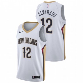 Jose Alvarado New Orleans Pelicans White Association Edition 2021 NBA Draft Jersey