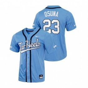 Alberto Osuna North Carolina Tar Heels #23 College Baseball Men Blue Jersey