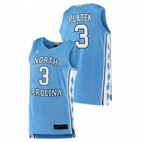 Andrew Platek North Carolina Tar Heels 2020-21 Blue Authentic College Basketball Jersey