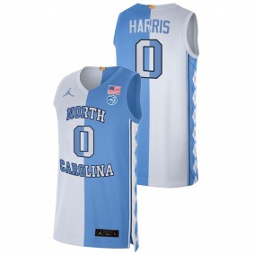 Anthony Harris North Carolina Tar Heels 2021 Blue White Split Edition Special Jersey