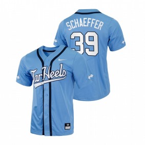 Brandon Schaeffer North Carolina Tar Heels #39 College Baseball Men Blue Jersey