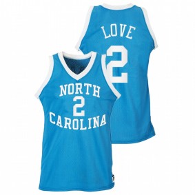 Caleb Love North Carolina Tar Heels Blue Heritage Road Jersey