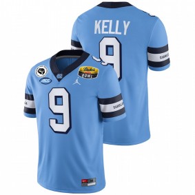 Cam'Ron Kelly North Carolina Tar Heels 2021 Duke's Mayo Bowl Blue CFP #9 Jersey