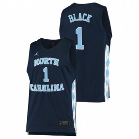 Leaky Black North Carolina Tar Heels 2020-21 Navy College Basketball Alternate Jersey